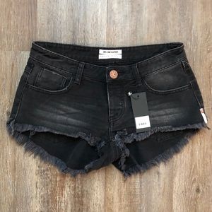 One Teaspoon Black Anchor Outlaws Shorts NWT